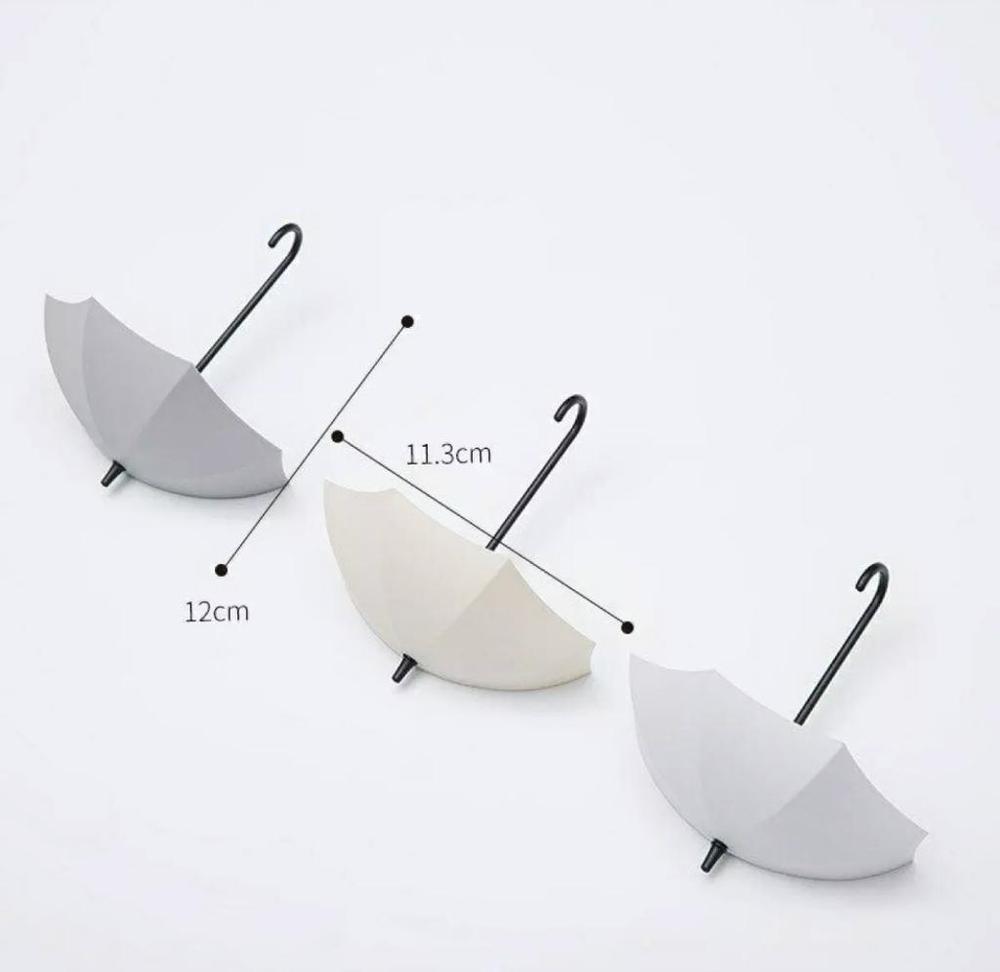3 Pcs Set Umbrella Wall Hook Key holder