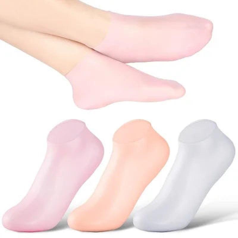 1 Pair Silicone Heels Socks