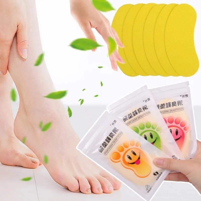 10 Pcs Shoes Odor Remover Deodorant Patch Lemon