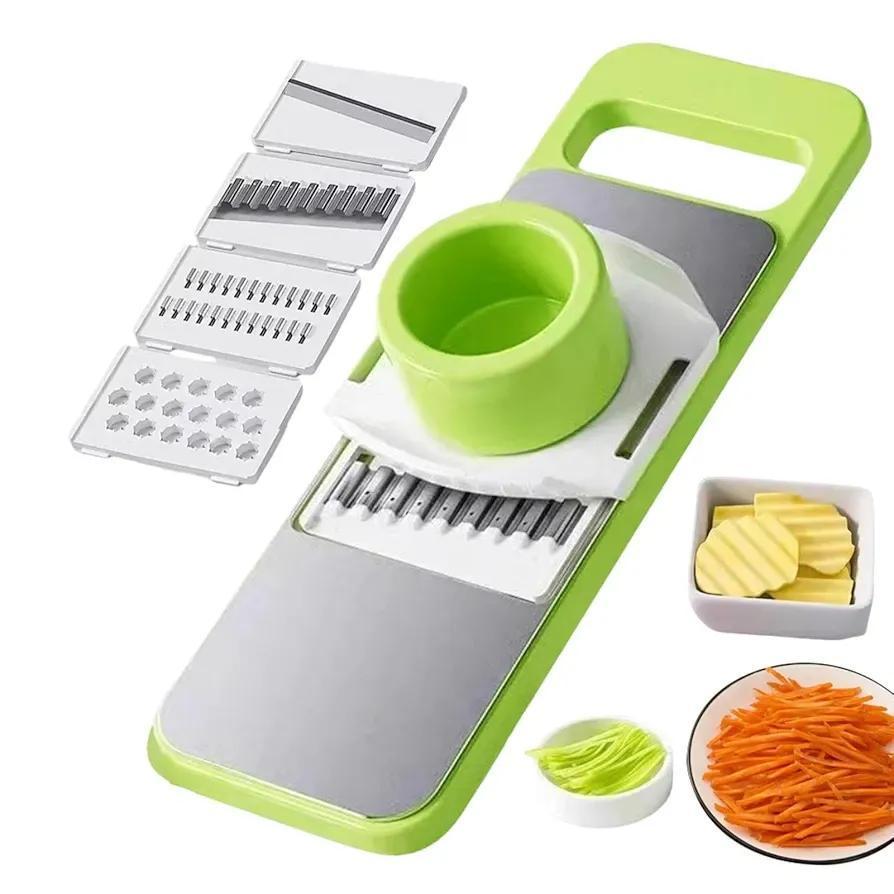 5 In 1 Manual Vegetable Slicer Cutter