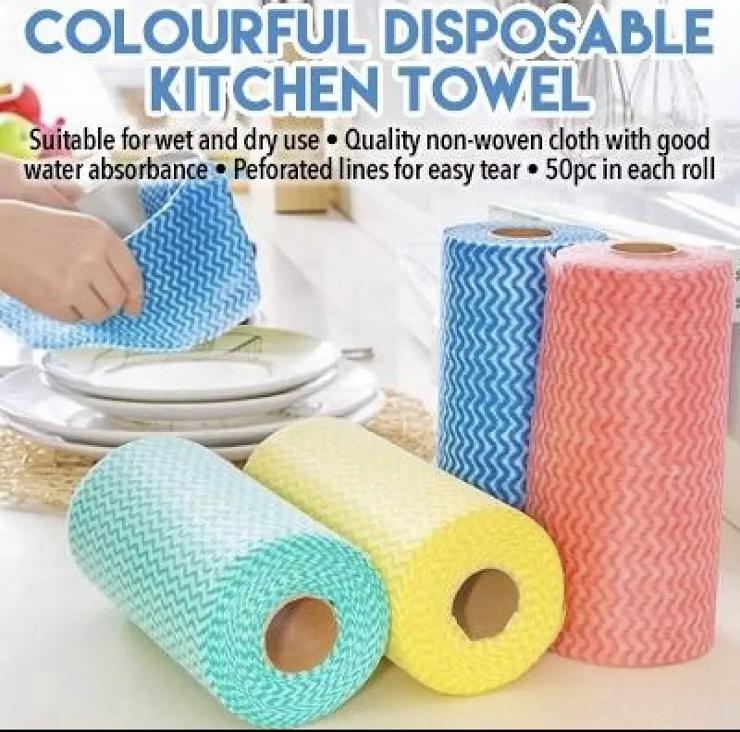 Disposable Tissue Roll, 50 Tissues