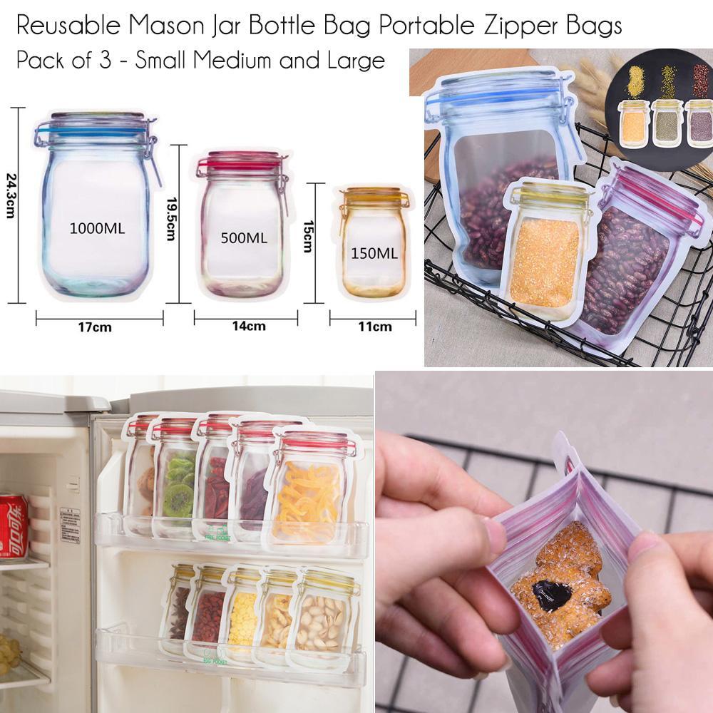 5 in 1 Clear Bag Pack, Plastic