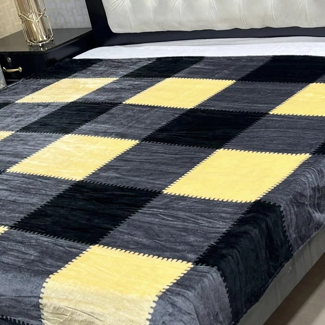 Fleece Printed Double Bed Blanket