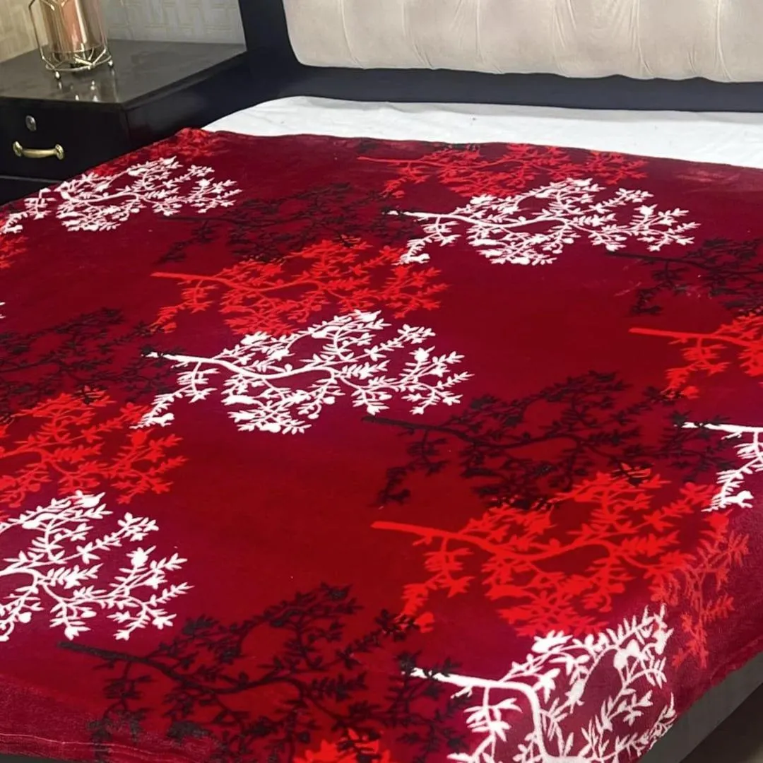 Fleece Printed Double Bed Blanket