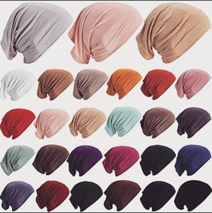 Women's Net Hijab Cap - 1 Pcs in Multi Colors