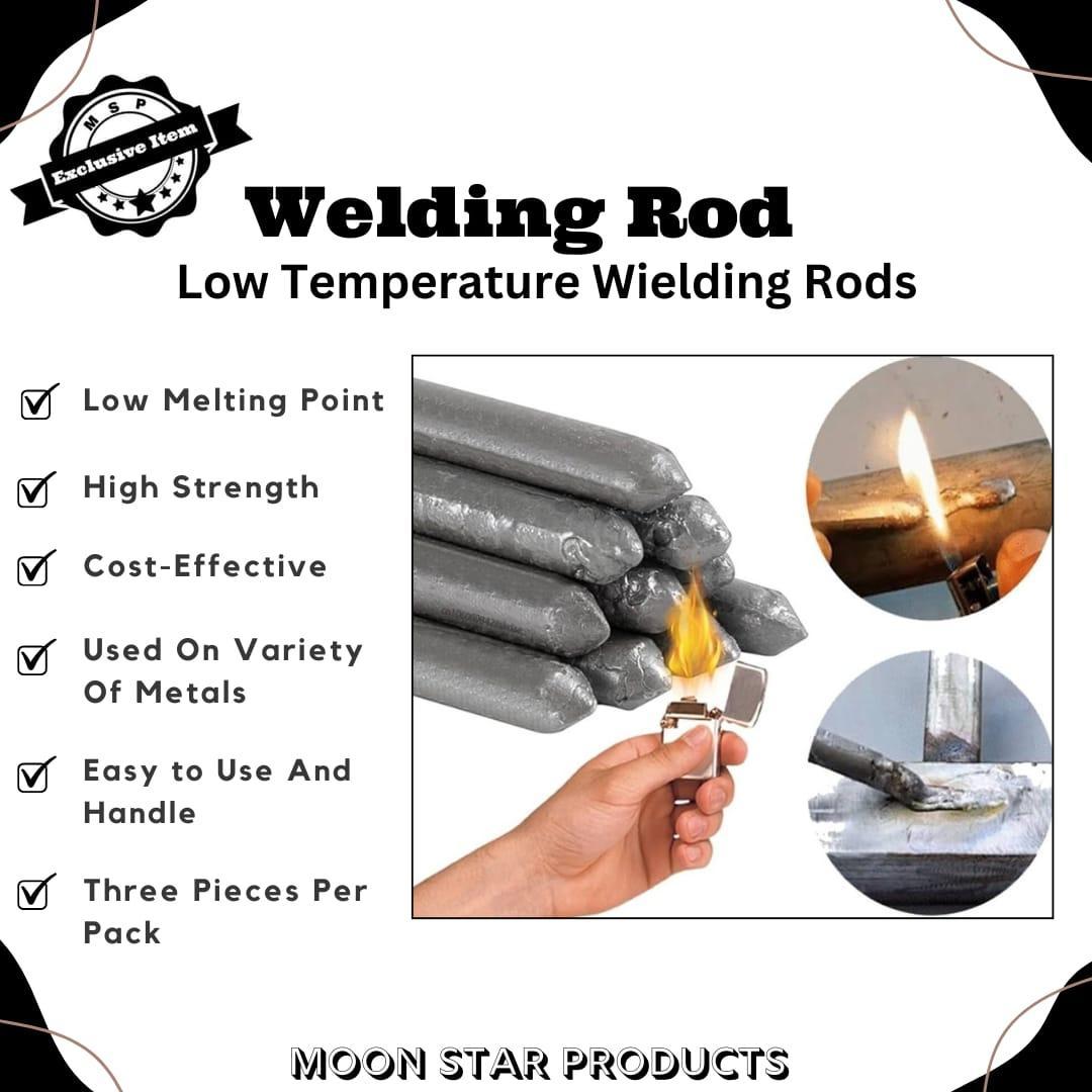 3 Pcs Alloy Steel Low Temperature Welding Rod - Easy to Use and Practical