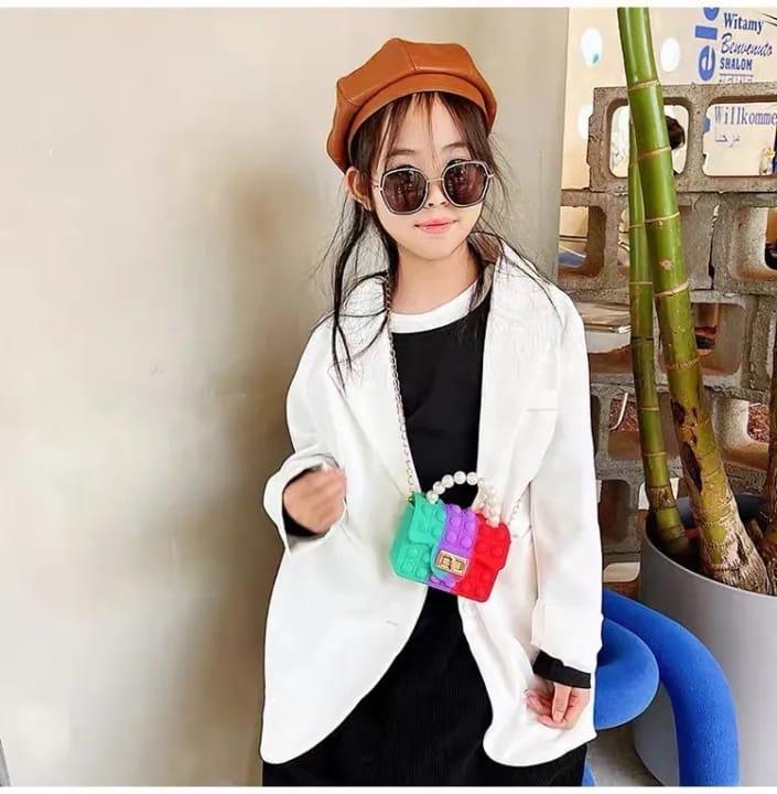 Multicolor Embroidered Girl's Wallet - 1 Pc Elegant Design