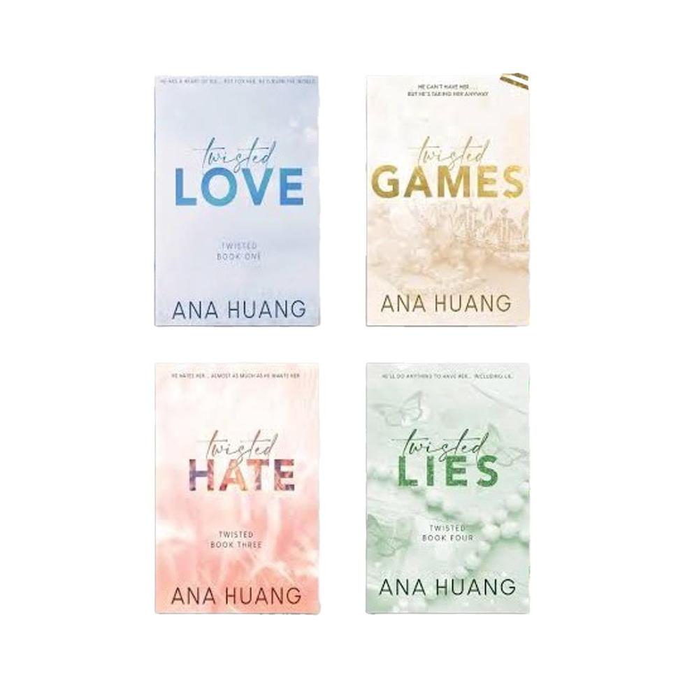 Pack Of 4 Books: Twisted Series By Ana Huang ( Twisted Love , Twisted Hate , Twisted Games , Twisted Lies) The Twisted Series: The Complete Set (Books 1-4)