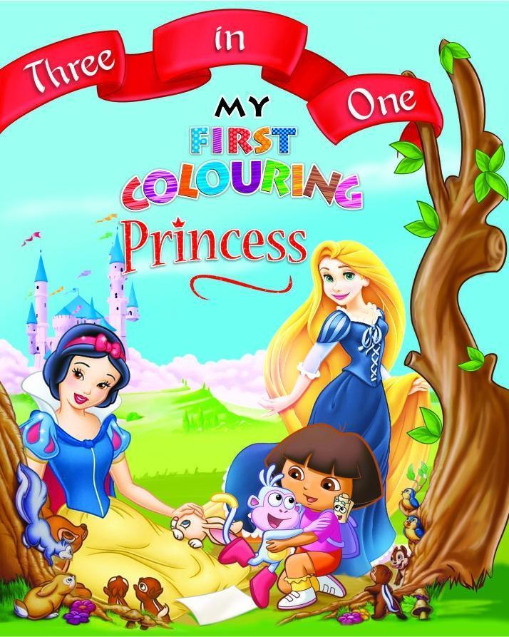 My First Colouring Book Princess (3 In 1)