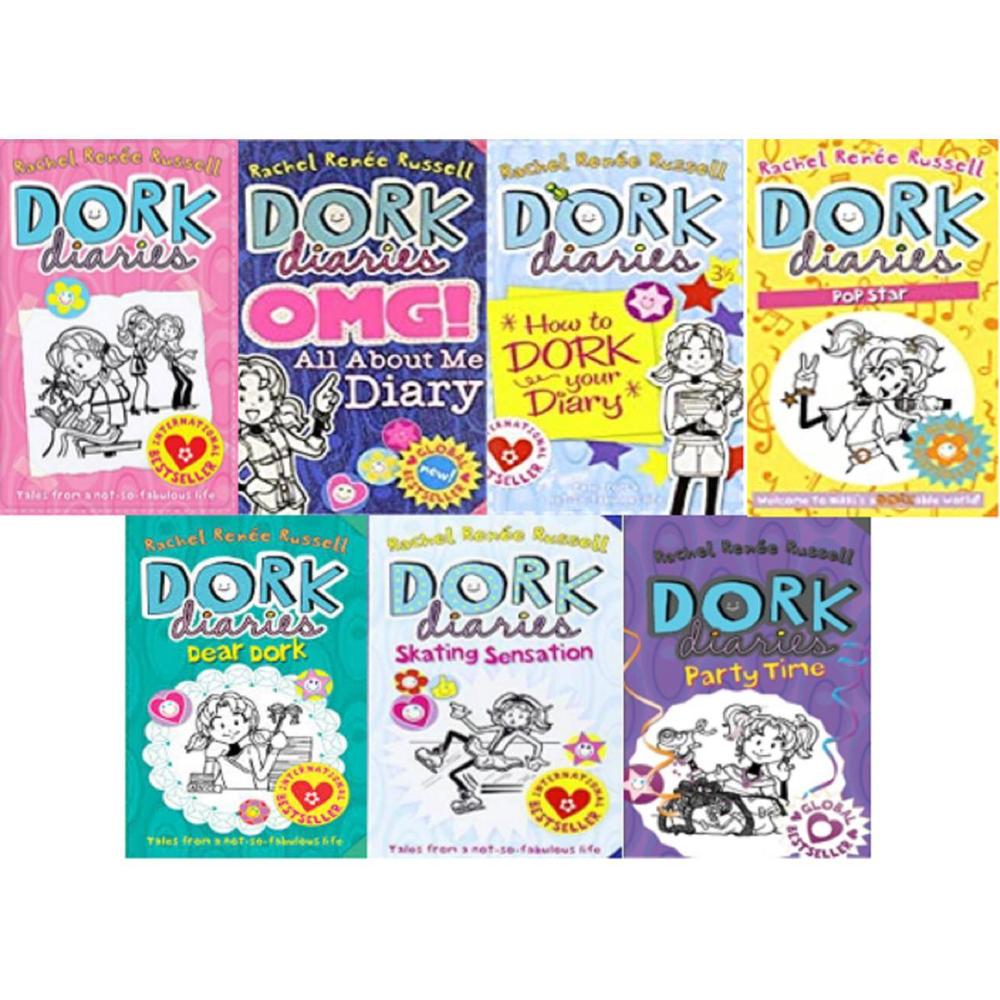 Dork Diaries Set # 1 (Book 1 To 7) By Rachel Renee Russel