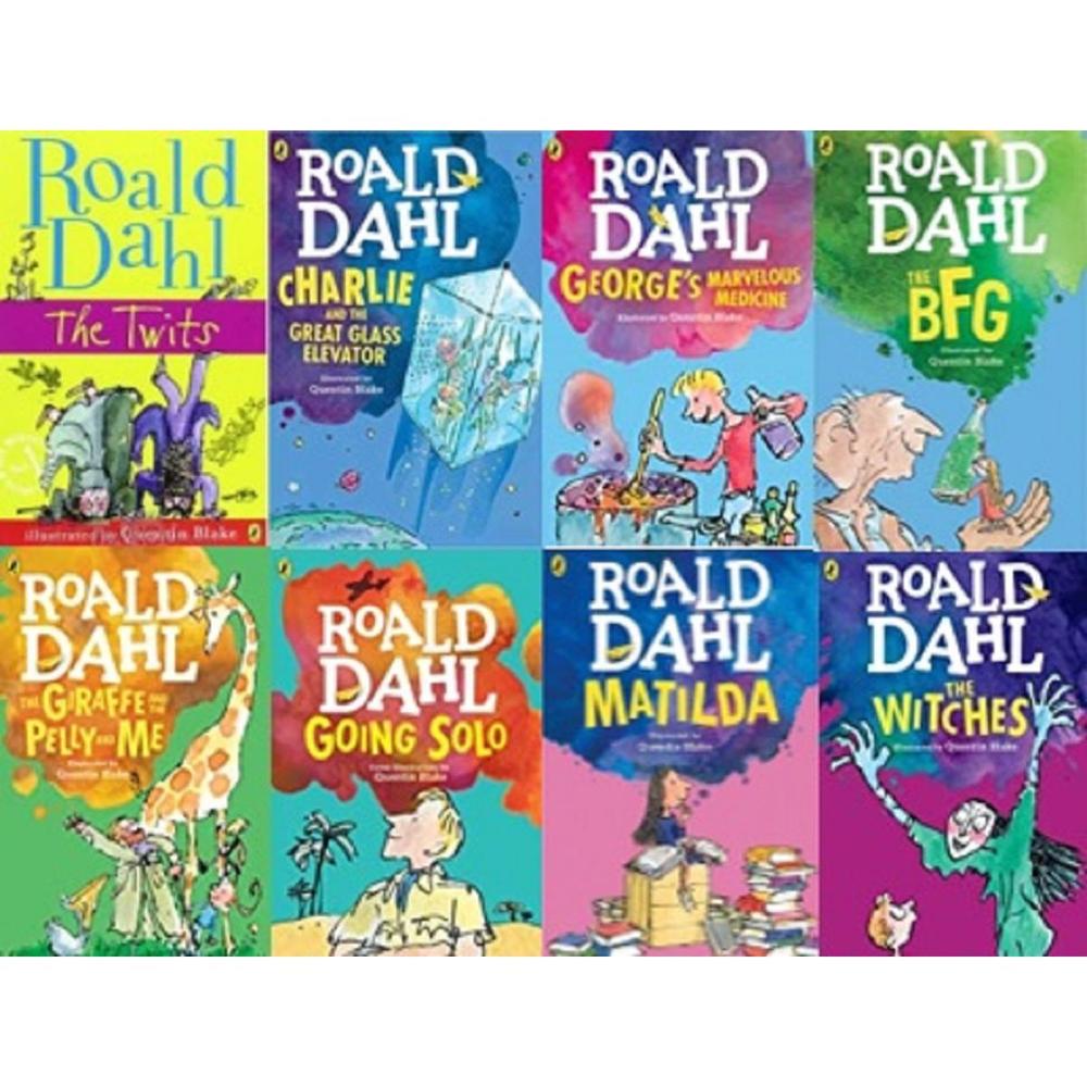 Set Of 8 Books By Roald Dahl (Book 9,10,11,12,13,14,15,16)