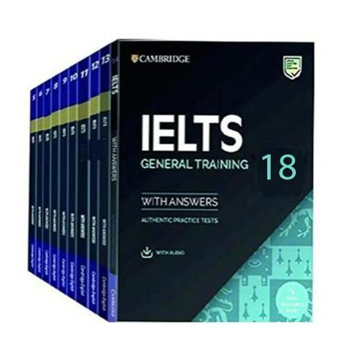 Cambridge IELTS General Training 18 Books Set With CD Link