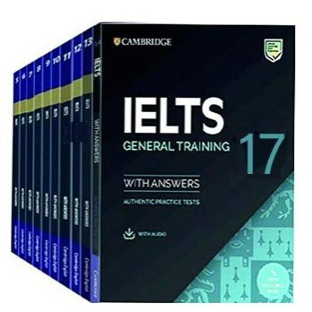 Cambridge Ielts General Training 11-17 Eight Books Set With Qr Code For Audio Listening-Ks