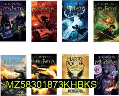 Harry Potter 8 Books Set by J.K. Rowling