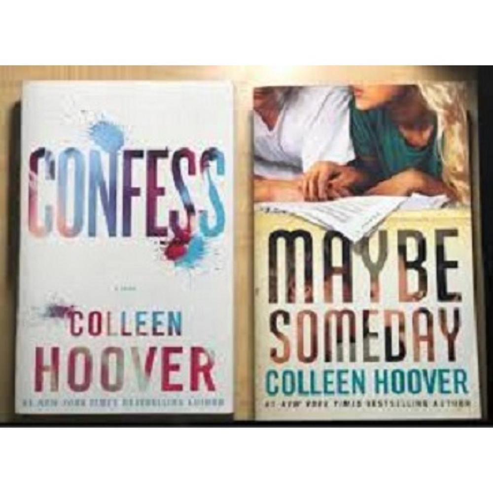Pack Of 2 - Colleen Hoover Novel Collection (Confess, May Be Someday)