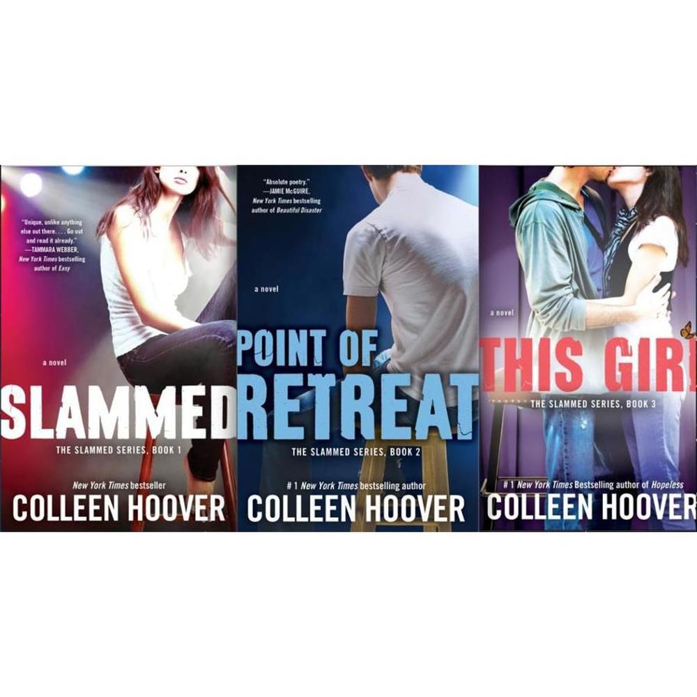 Pack Of 3 - Slammed, Point Of Retreat, This Girl Colleen Hoover Novel Collection