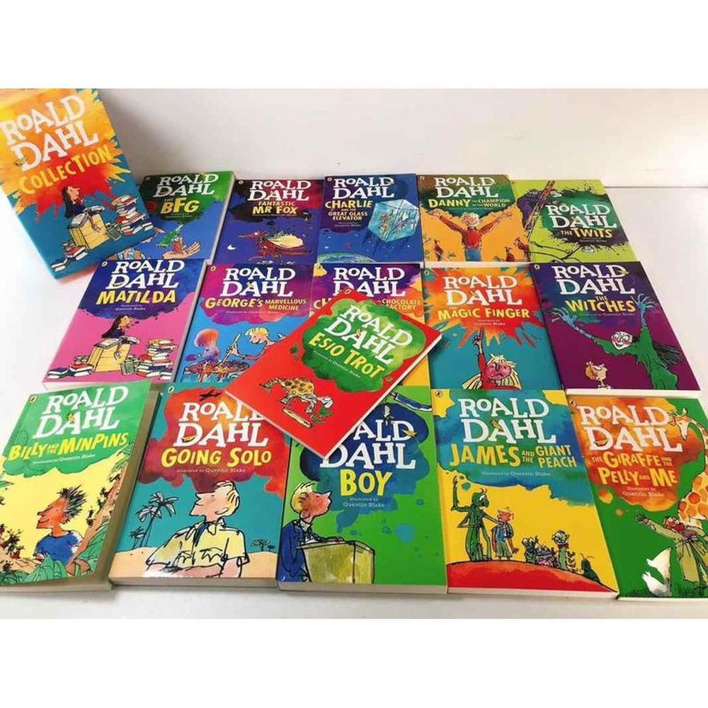 Set Of 16 – Roald Dahl Books - Best Novels For Children ( Without Box )