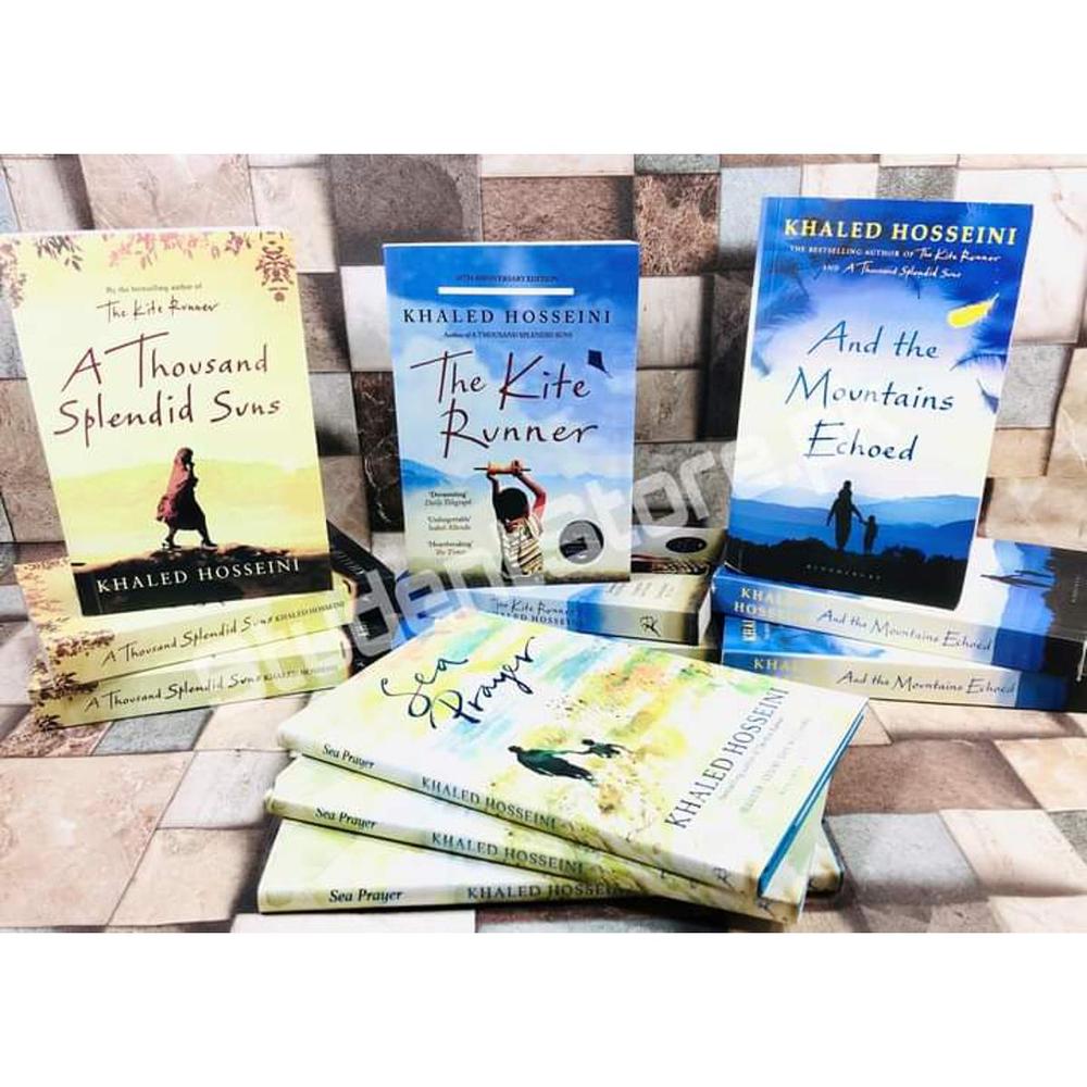 Set Of 3 Khaled Hosseini Novels (The Kiterunner / And The Mountains Echoed / A Thousand Splended Suns)