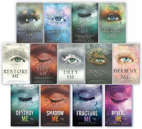 Set Of 13 Books Shatter Me Series By Tahereh Mafi Complete Collection
