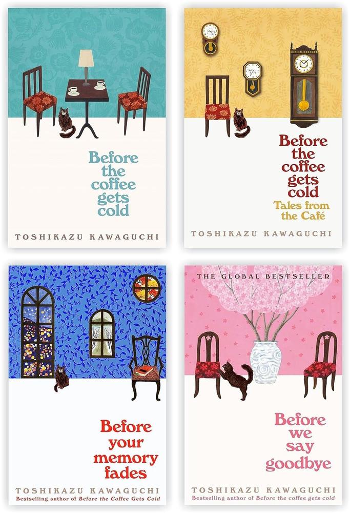 Set Of 4 Before The Coffee Gets Cold / Before Your Memory Fades / Tales From The Cafe / Before We Say Goodbye Book By Toshikazu Kawaguchi Set Of 4 Books KS