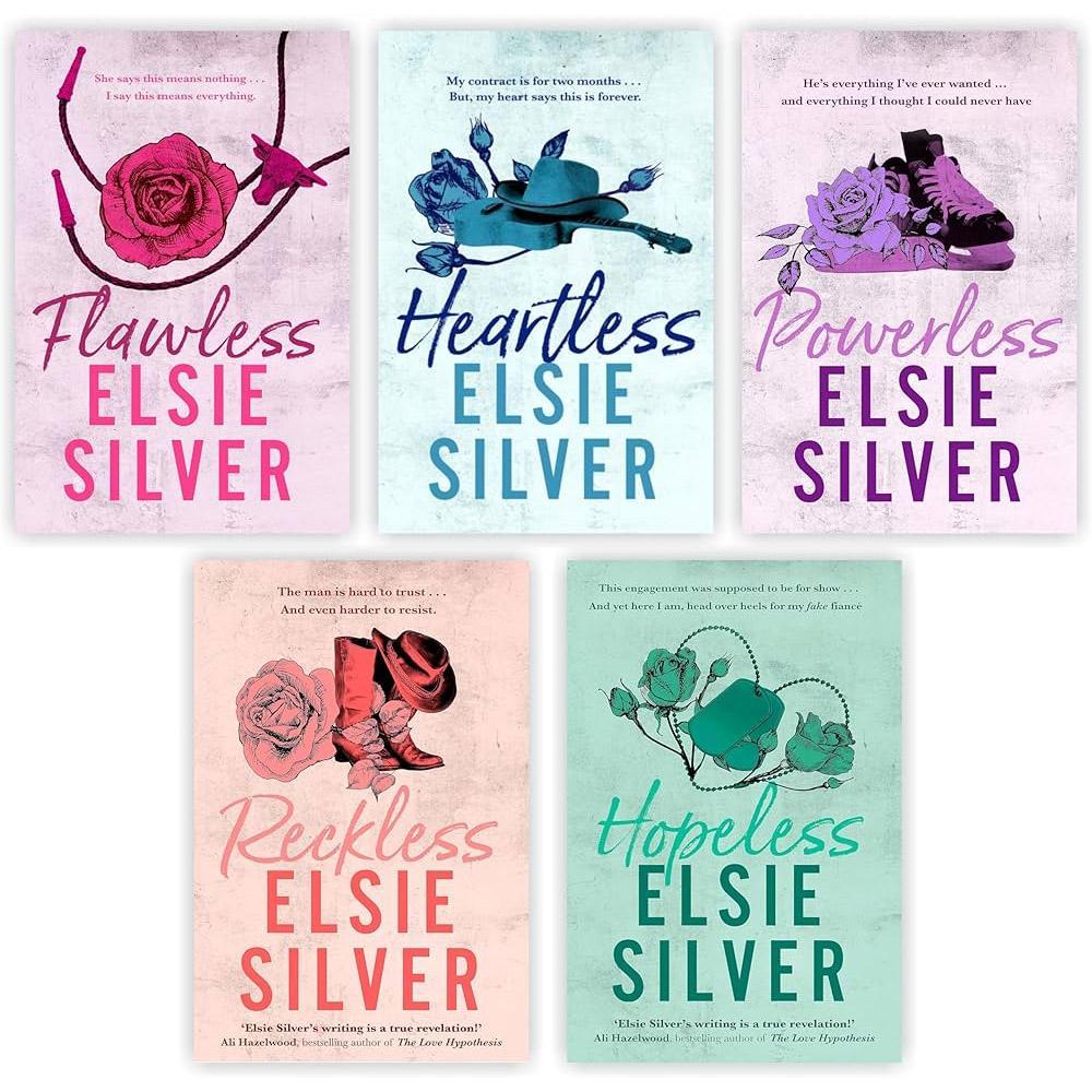 Set of 5 A5 Size Hardcover and Paperback Novels