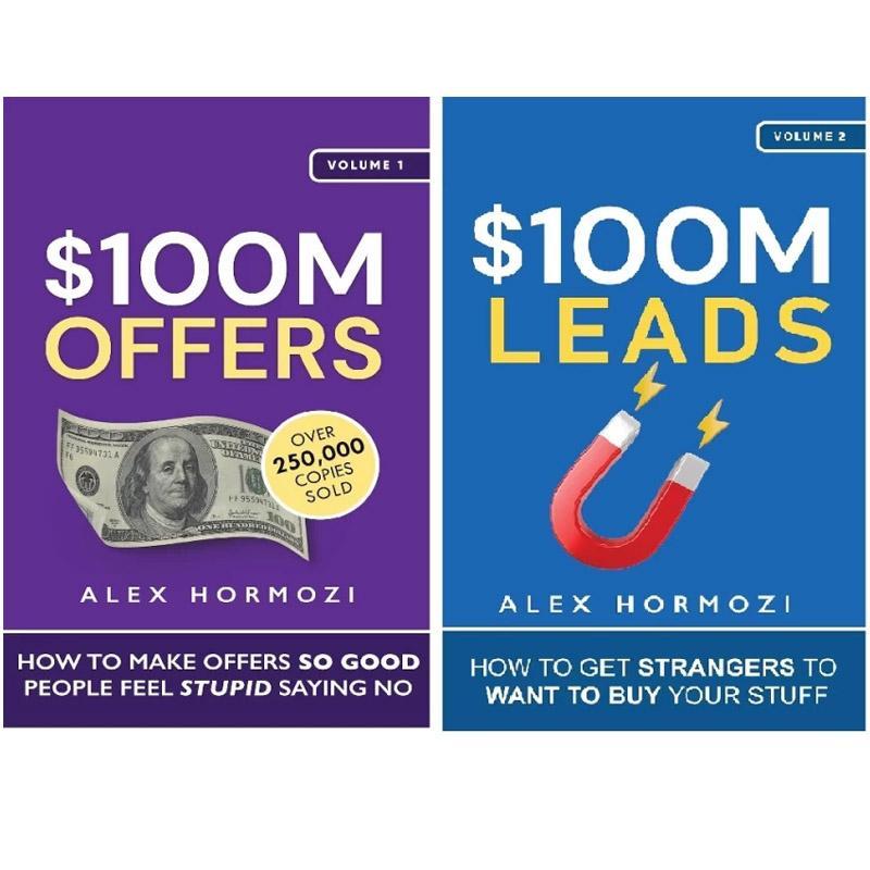Set of 2 Books $100M Offers, $100M Leads - Alex Hormoz 