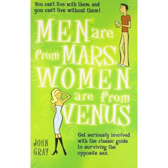 Men Are From Mars.Women Are From Venus Book By John Gray KS