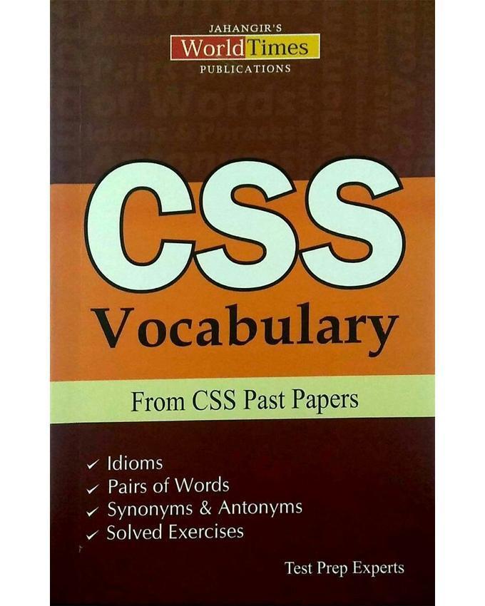 CSS Vocabulary from Past Papers