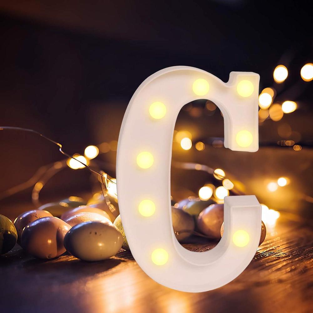 LED Battery Operated Alphabet 