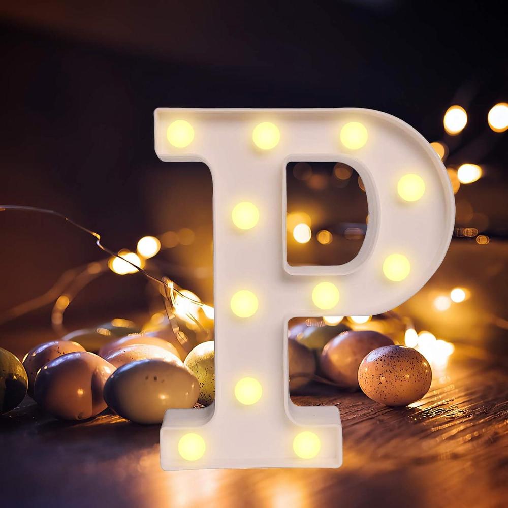 LED Battery Operated Alphabet 