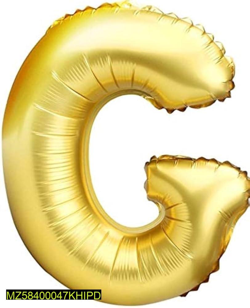 G Shape Decorative Foil Balloon