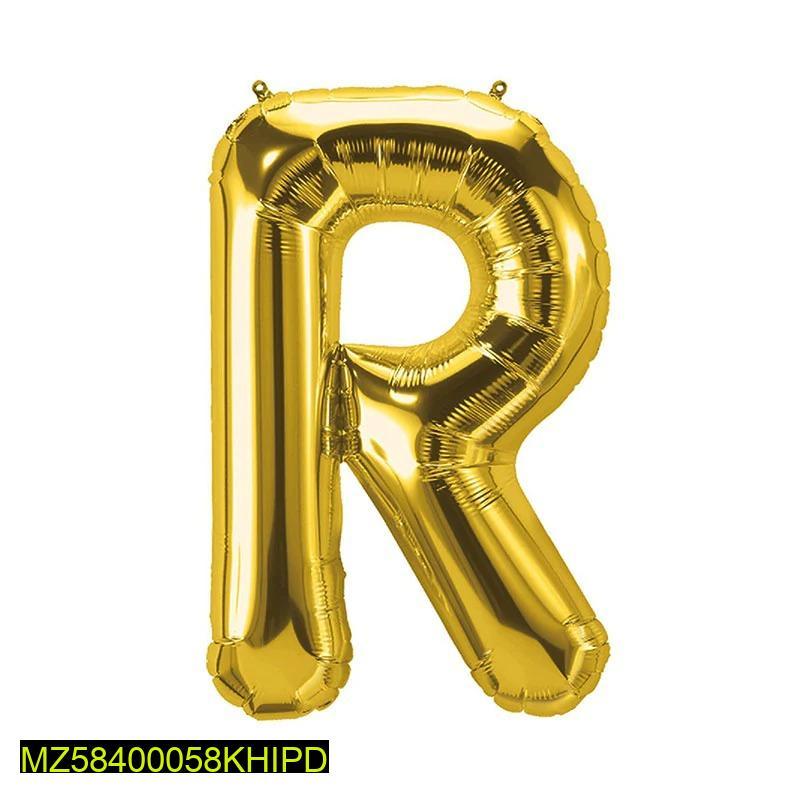 R Shape Decorative Foil Balloon