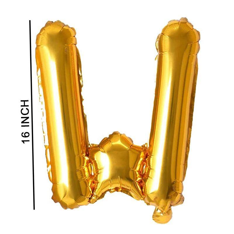 W Shape Decorative Foil Balloon