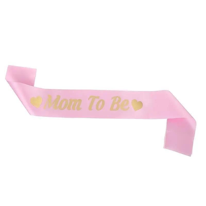 Mom To Be Sash- Pink