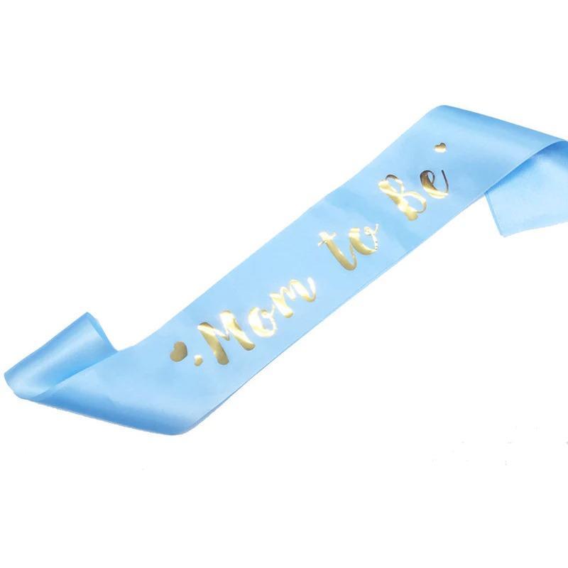 Mom To Be Sash- Blue