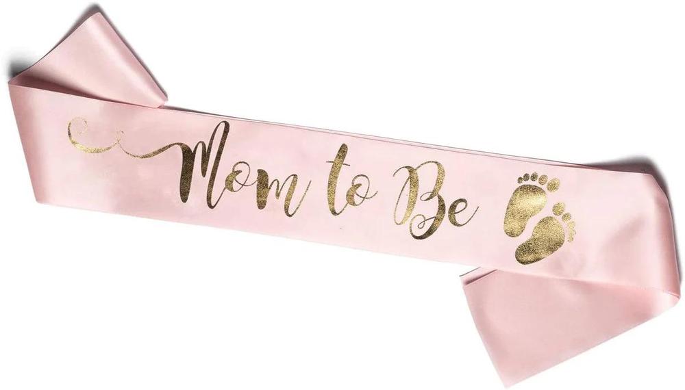 Mom To Be Sash- Pink