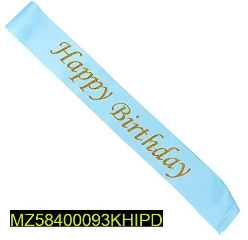 Happy Birthday Sash- Sky Blue