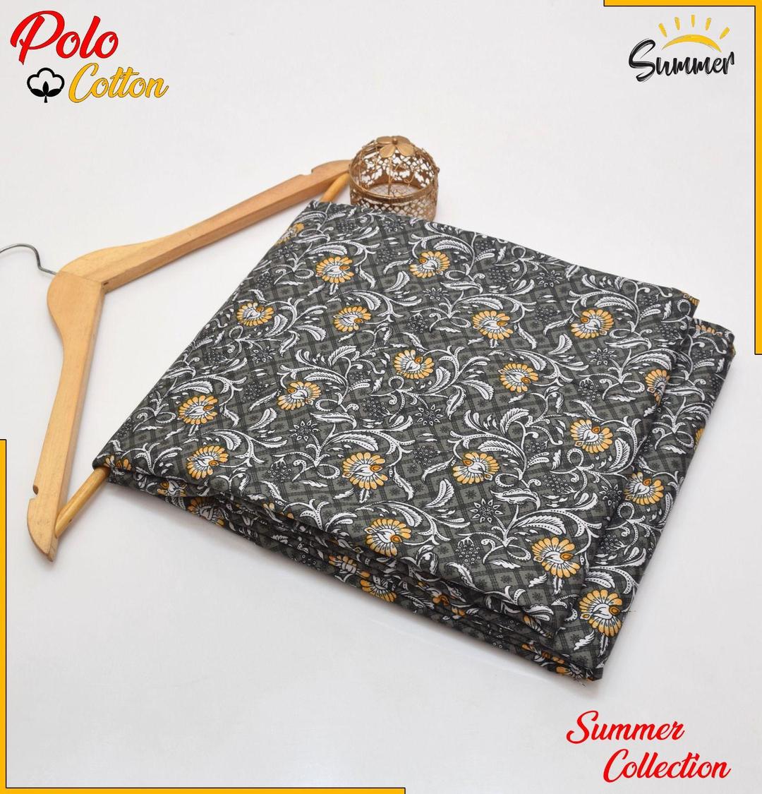 2 Pcs Women's Unstitched Printed Suit