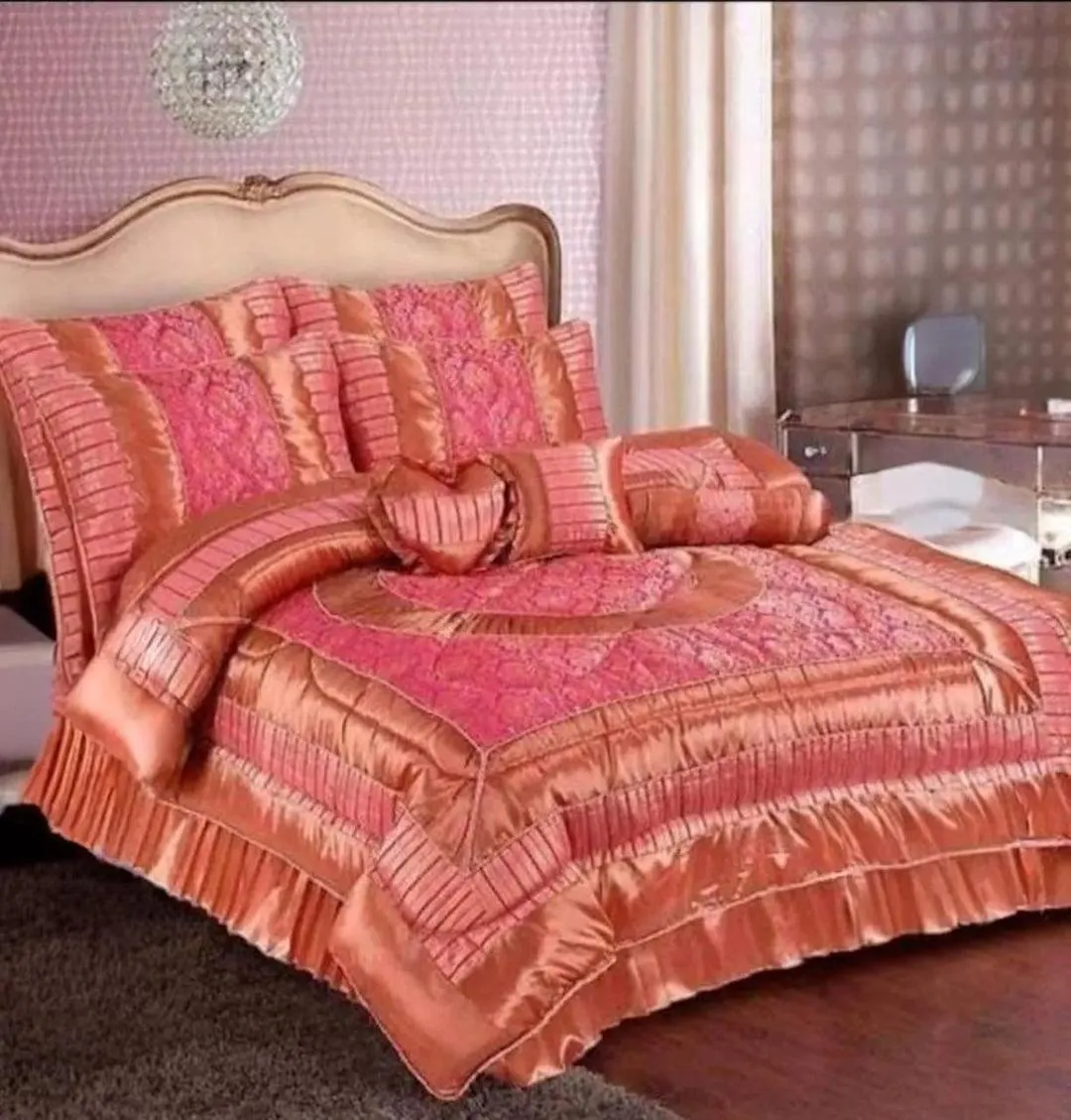 14 Pcs Silk Jacquard Embroidered Bridal Set