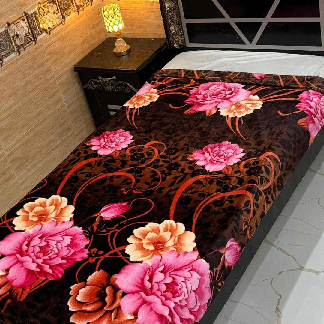 Fleece Printed Single Bed Blanket