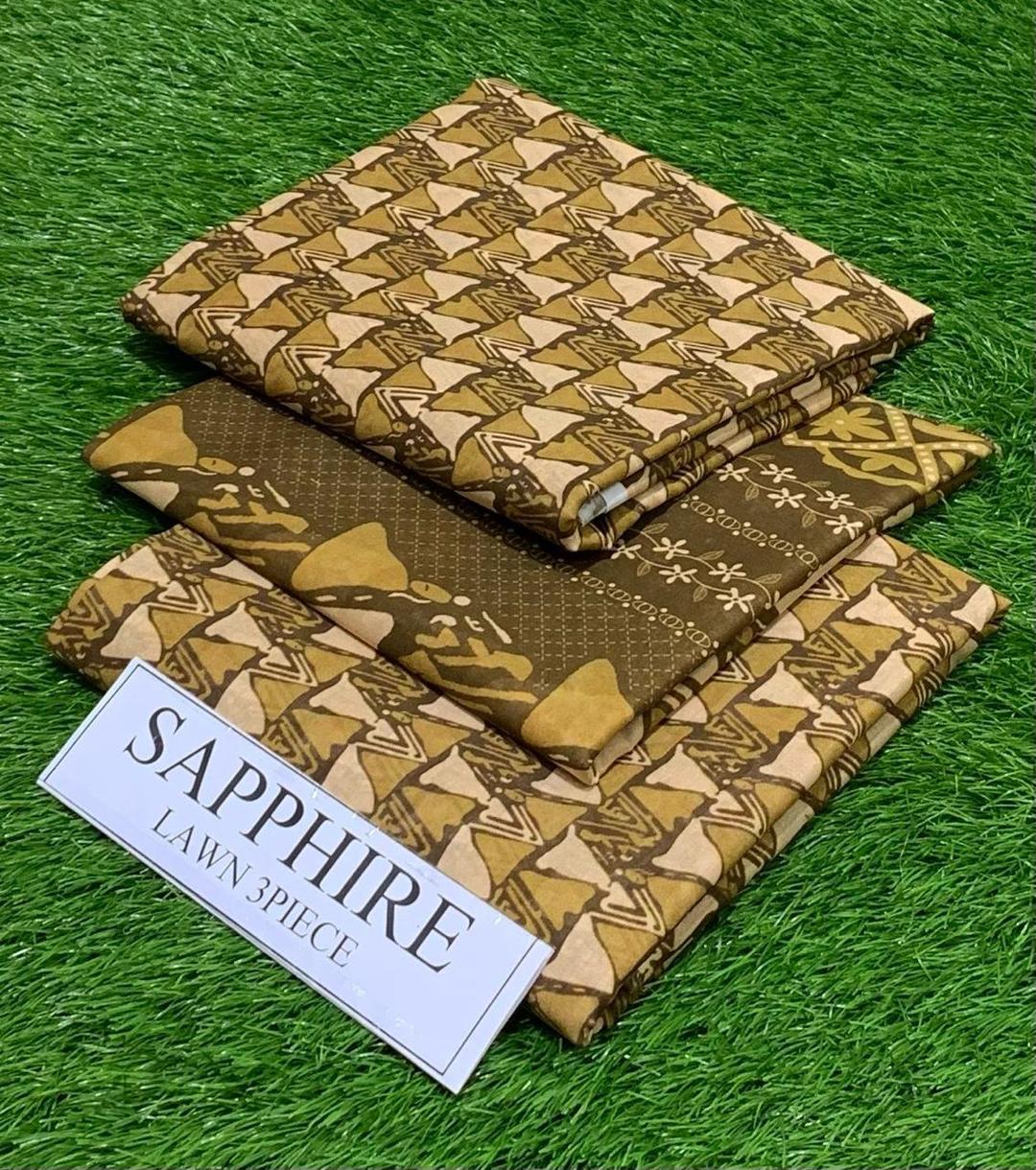 3 Pcs Women's Unstitched Digital Print Suit