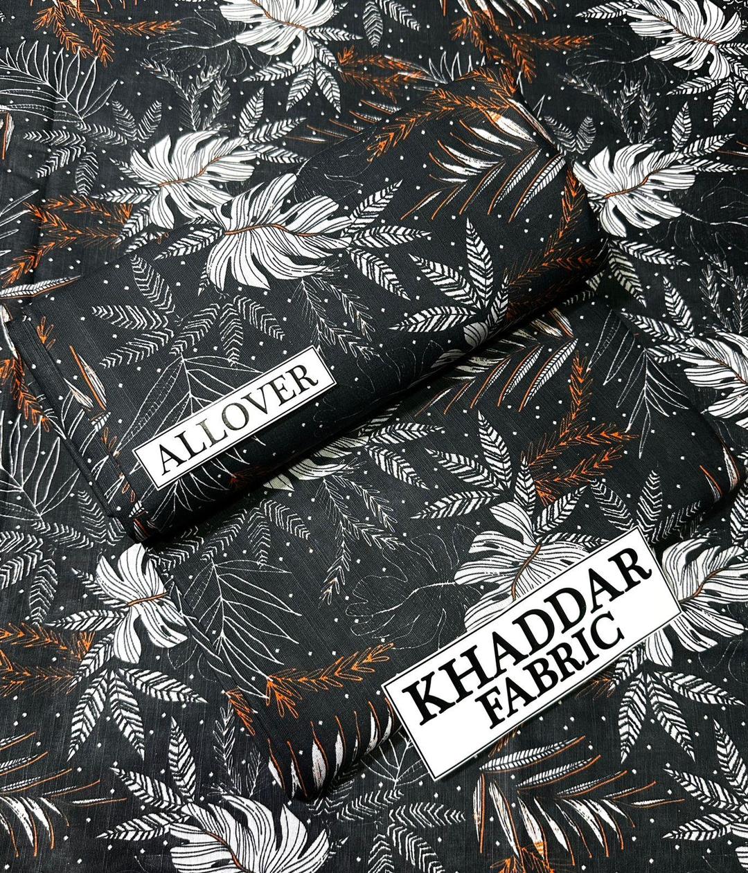 2 Pcs Women's Unstitched Digital Print Suit