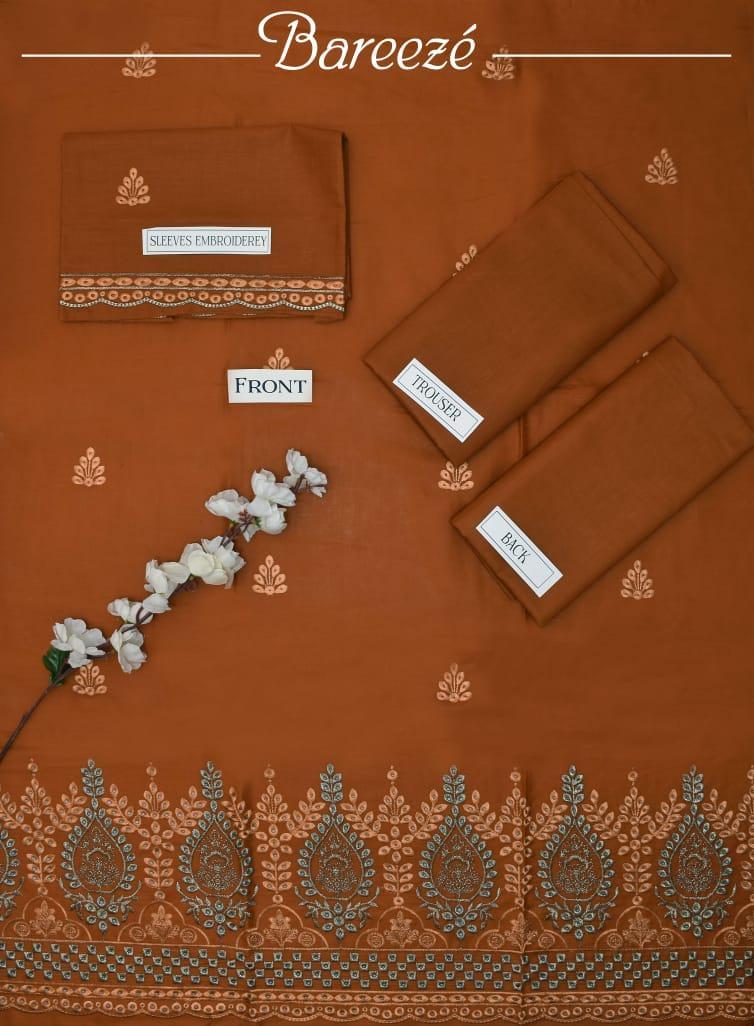 2 Pcs Women's Unstitched Chikankari Embroidered Suit