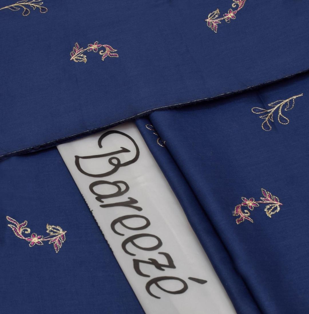 2 Pcs Women's Unstitched Embroidered Suit