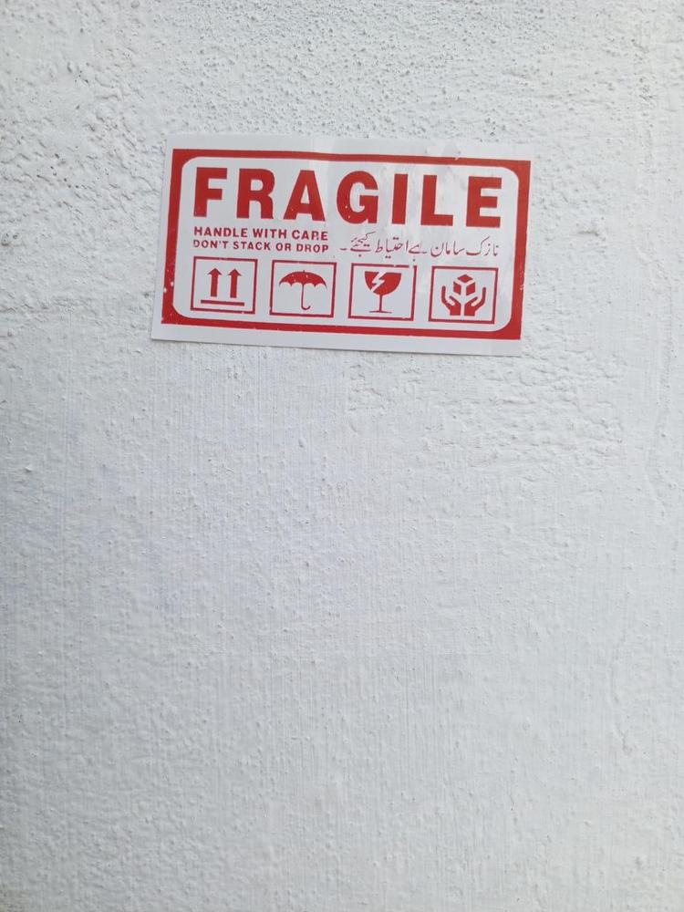 Fragile Stickers, Pack Of 100