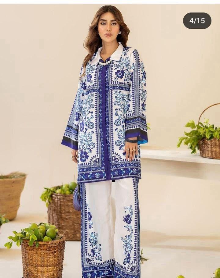 Elegant 3-Piece Cotton Printed Suit with Dupatta