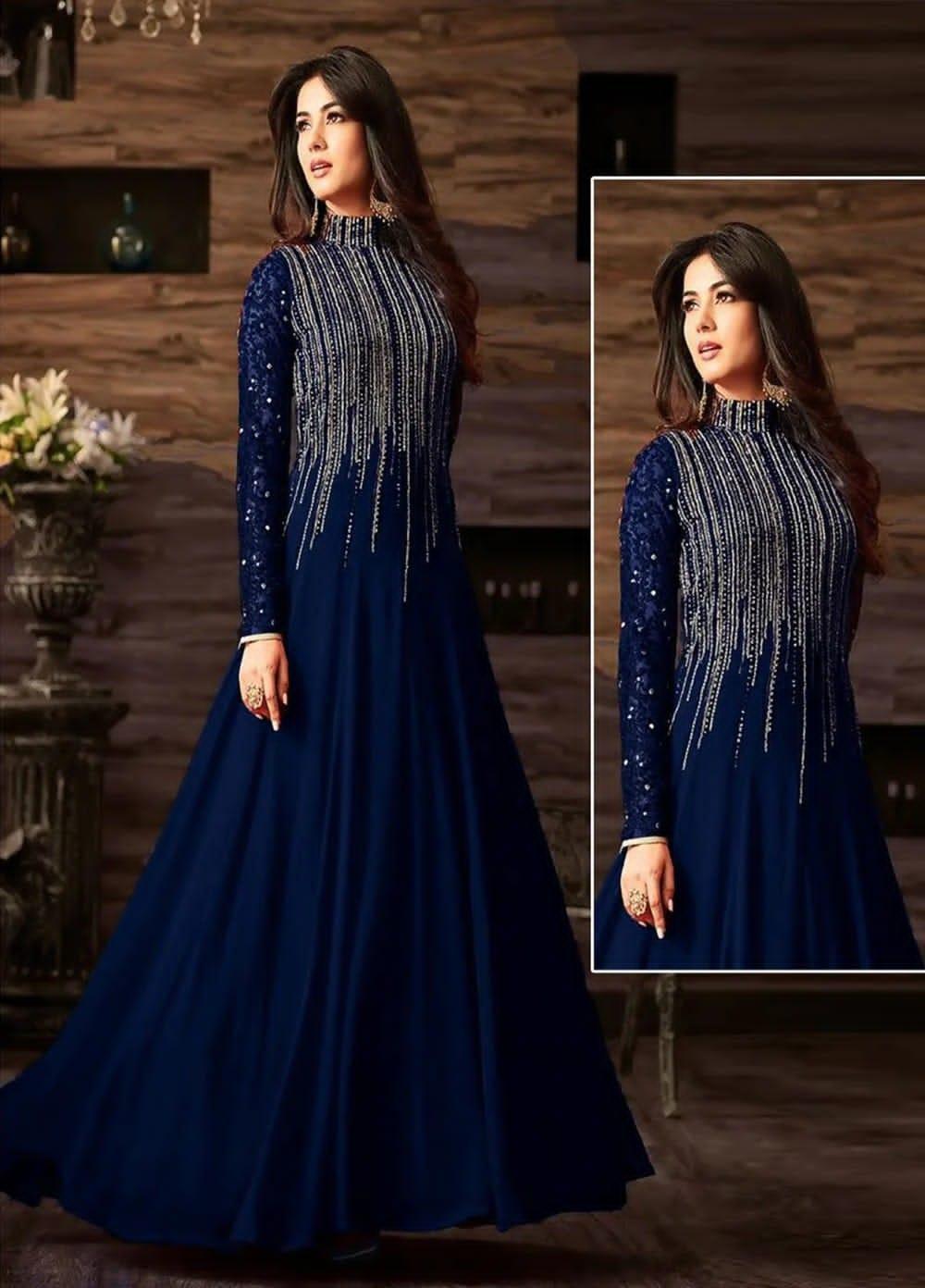 3 Pcs Women's Unstitched Zari Tilla Embroidered Suit