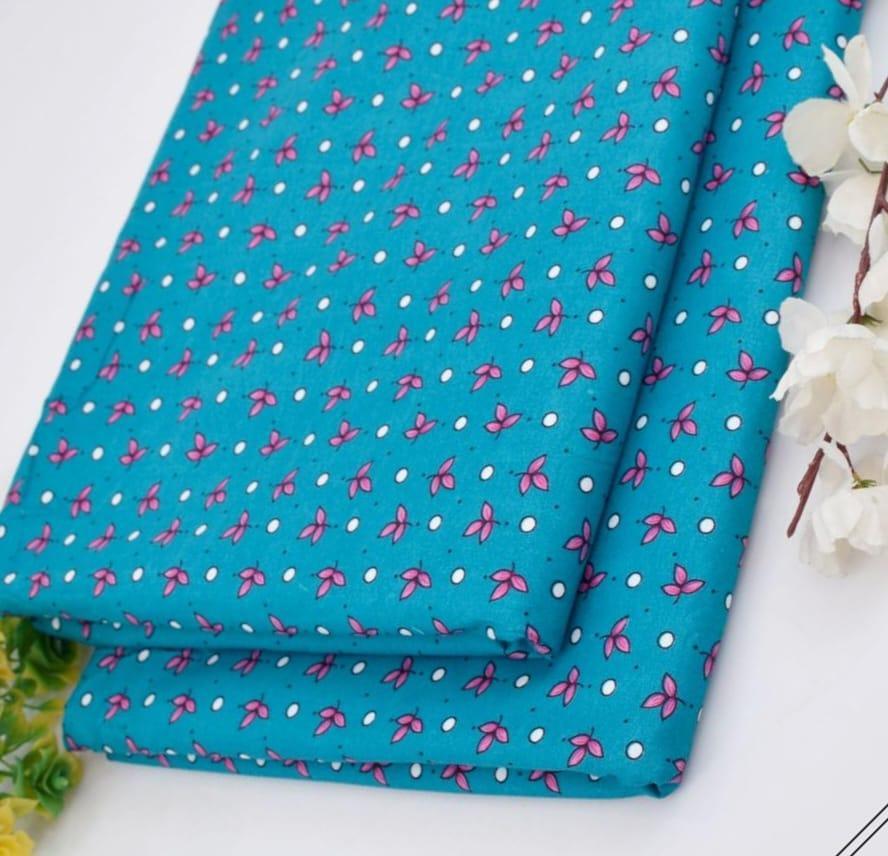 2 Pcs Women's Unstitched Printed Suit