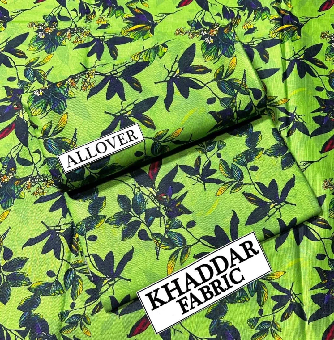 2 Pcs Women's Unstitched Digital Print Suit