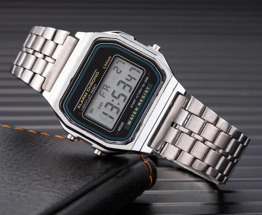 Digital Vintage Wrist Watch For Men And Boy